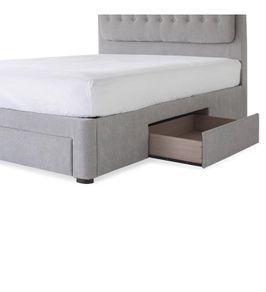 Double bed with 4 drawers