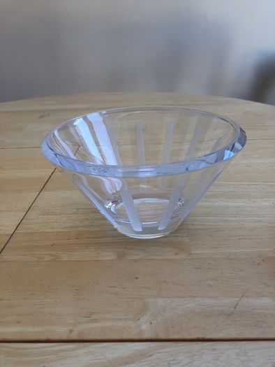 Wedgewood Vera Wang Crystal Bowl