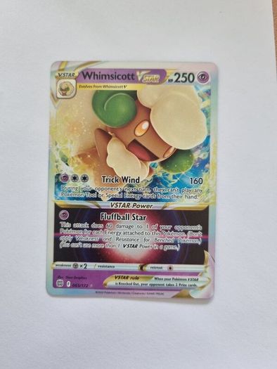 Whimsicott Vstar (065/172) Pokemon Card from Brilliant Stars SWSH