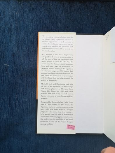 Making Peace: The Inside Story of the Making of the Good Friday Agreement - Hardcover  by George Mitchell