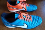 Nike Tiempo Astro football boots blue orange 8 42.5