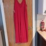 Dunnes  Stores Red Jump In Jumpsuit.  Size  L- 16-18.  B.N.W.T Image 4