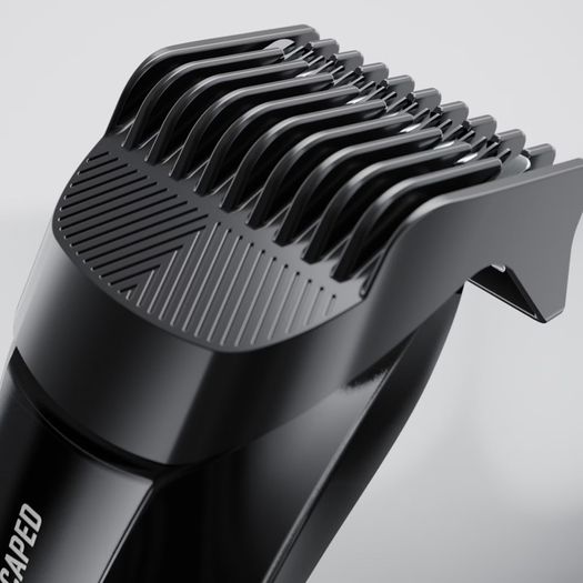 MANSCAPED The Beard Hedger Premium Men's Beard Trimmer, 20 Length Adjustable Blade Wheel, Stainless Steel T-Blade for Precision Facial Hair Trimming, Cordless Waterproof Wet/Dry Clipper