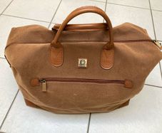 Leather Weekend Travel Bag Skyflite London Faux