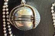 silver necklace