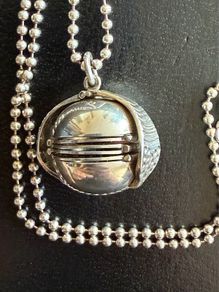 silver necklace