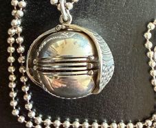 silver necklace