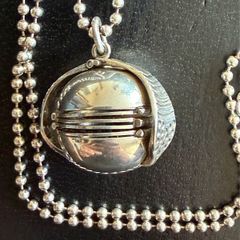 silver necklace