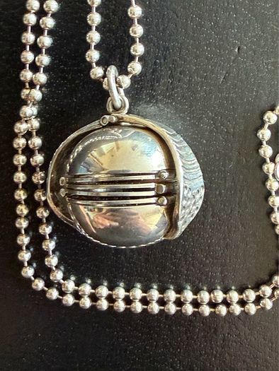 silver necklace