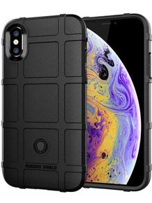 Black Armour ShockProof Case for iPhone X, iPhone XS Hybrid Back Cover