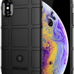 Black Armour ShockProof Case for iPhone X, iPhone XS Hybrid Back Cover