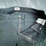 WRANGLER Larston Black Denim Mens Straight Jeans W36 L32 Image 6