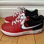 Red & Black Nike Air Force 1 Image 3