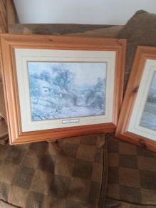 3 framed pictures