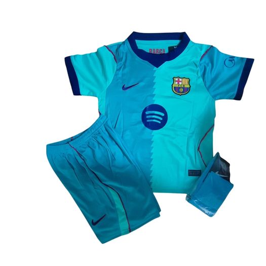 Barcelona 26/27 (away)( Lamine Yamal 10 ) Kids Kit ,6/7,7/8, 8/9 Yrs
