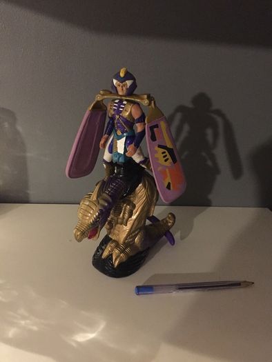 Dragon Flyz Figure And Launcher Works 1995 Vintage Purple