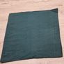 Vintage Needlepoint Poker / Card Game Table Cover | Green Casino Style Playing Card Mat Image 6