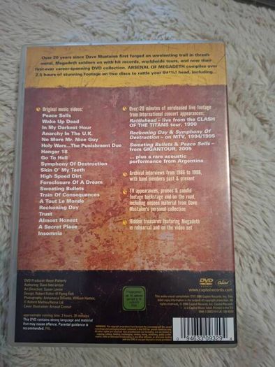 Metal  Rock DVD Bundle Soulfly, Sepultura, Megadeth, Evanescence