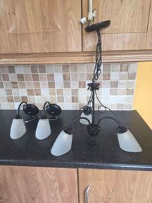 3-piece wrought Iron Light Set