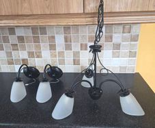 3-piece wrought Iron Light Set