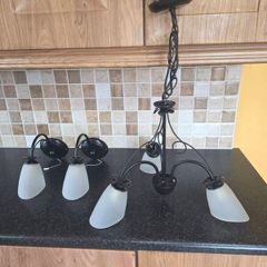 3-piece wrought Iron Light Set