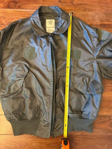 USAF Military CWU-36/P Flyers Summer Flight Jacket Sage Green