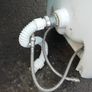 Bathroom sink, tap, support, and connections Image 5
