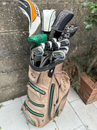 Full set of left handed golf clubs