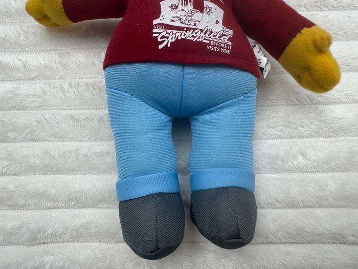 The Simpsons Homer Visit Springfield Plush Matt Groening 2006 approx. 33 cm. Used Please see photos