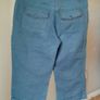 Part Two, Grey Cropped Trousers with Leather Tipped Pockets, Size 10. Image 5