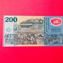 Sri Lanka  200  Rupees. 1998  . Pick  114b  POLYMER / PLASTIC . ( Uncirculated ) Image 2