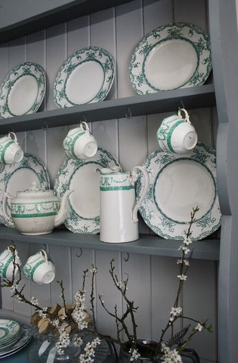 Vintage Plate Shelf