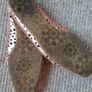 Jimmy Choo Rose Metallic Flats Size 6 Image 3