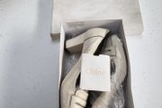 CHLOE Moassin leather off white court Sz 40 (Fit 7.5 - 8 UK) - Rrp 399 euro