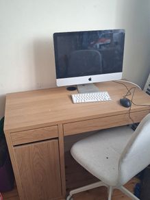 Ikea oak coloured desk