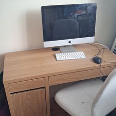 Ikea oak coloured desk