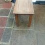 Timber. Side  Table  And. 1. Litre  Of. Woodstain. Image 2