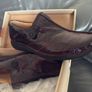 Clarks Burgundy Patent Leather Shoes Size UK 8 Image 2