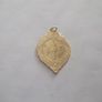 a gold plated irish dance medal Image 2