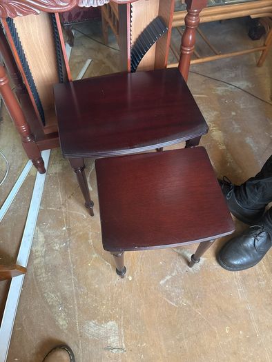Nest of Tables - Mahogany