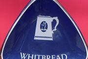 1980s  Ceramic  Whitbread Ashtray-Dish