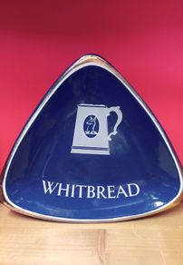 1980s  Ceramic  Whitbread Ashtray-Dish