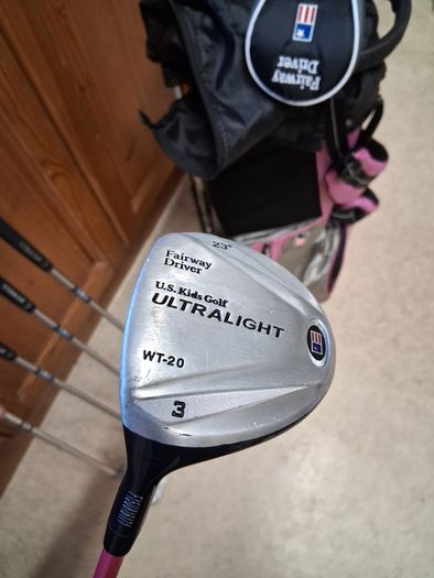 Golf Clubs. US Kids Golf Set.Left Handed .Age 7 To 8 Years Old. Girls Set.. In As New Condition. Collect In Dublin Or Receive Via Post.