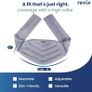 Microwavable Heating Pad for Back to Alleviate Pain, Extra Large Microwave Heated Pack with Moist Heat for Waist, Stomach, and Shoulder, Unscented Hot or Cold Pack, Gray Image 6