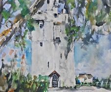 brackloon castle watercolour