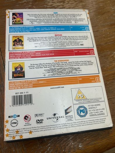 Babe, Matilda, The Borrowers - 3 DVD Boxset