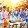 Barbecue Grill Stainless Steel BBQ Charcoal Grill Smoker Barbecue Folding Portable for Outdoor Cooking Camping Hiking Picnics Backpacking Large Image 2