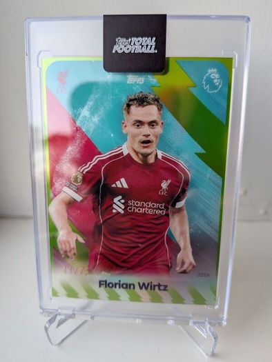 Florian Wirtz Liverpool FC Topps Total Football debut season /75