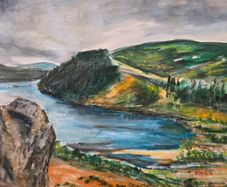 Lough Tay watercolour