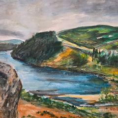 Lough Tay watercolour